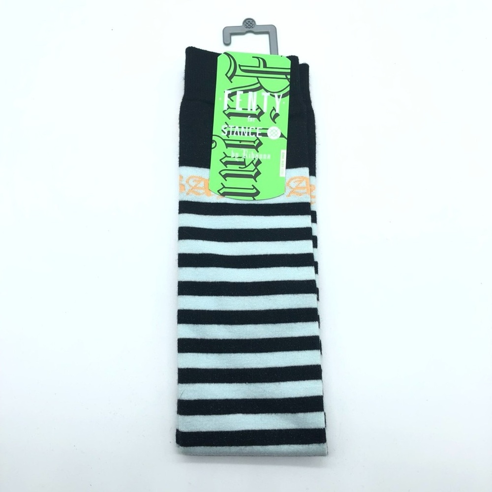 Fenty Beauty Monochrome Striped Socks